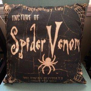 Halloween Spider🕷️ Pillow, Black